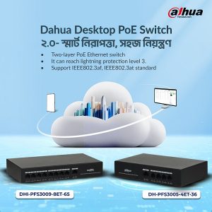 Dahua Desktop PoE Switch Smart Security 2.0