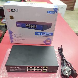 E-LINK EL-208GS 8POE+2FE POE Switch