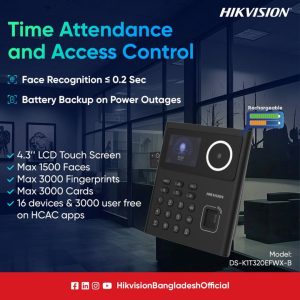 Hikvision Face Access Control DS-K1T320EFWX-B
