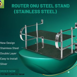 WIFI ROUTER & ONU STAINLESS STEEL STAND